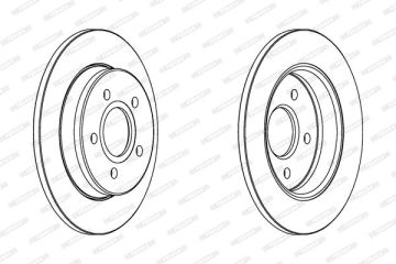 Ford Focus C-Max Arka Fren Diski 265 mm Çap 2004-2007 FERODO
