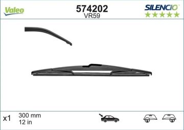 Opel Astra H Arka Silecek 30 cm 2005-2010 VALEO