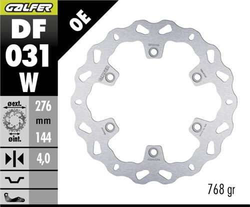 Honda CBR 125 R Ön Fren Diski 276 mm 2004-2010 GALFER DALGALI SABİT DİSK