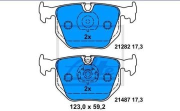 BMW 5 Serisi E39 M5 Arka Fren Balatası 1996-2003 ATE ORIGINAL
