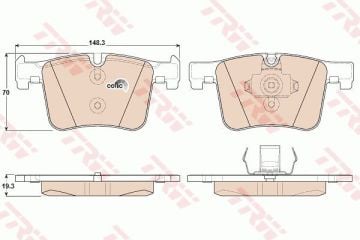 BMW 4 Serisi F32 Kasa 420d Ön Fren Balatası 2014-2020 TRW