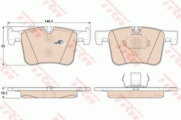 BMW 4 Serisi F32 Kasa 428i Ön Fren Balatası 2014-2020 TRW