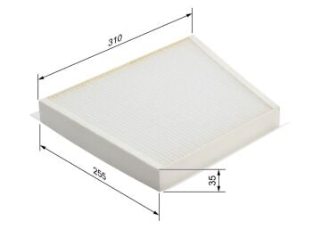 Mercedes E Serisi W211 Kasa E240 Polen Filtresi 177 Beygir 2002-2009 BOSCH