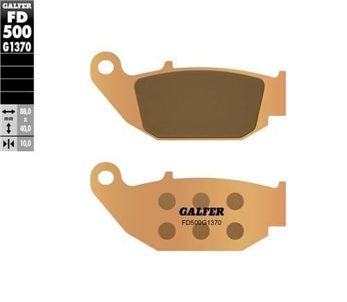 Honda CBR 125 R Arka Fren Balatası 2011-2019 GALFER SİNTER METAL