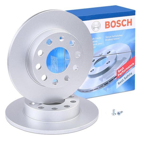 Audi A4 Arka Fren Diski 1.6 102 Beygir 245 mm Çap 2005-2008 BOSCH