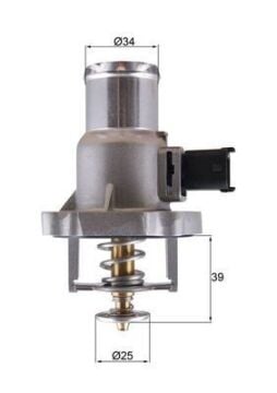 Opel Astra H Termostat 1.6 Benzinli 115 Beygir Z16XER / A16XER 105 Derece 2005-2010 BEHR / MAHLE