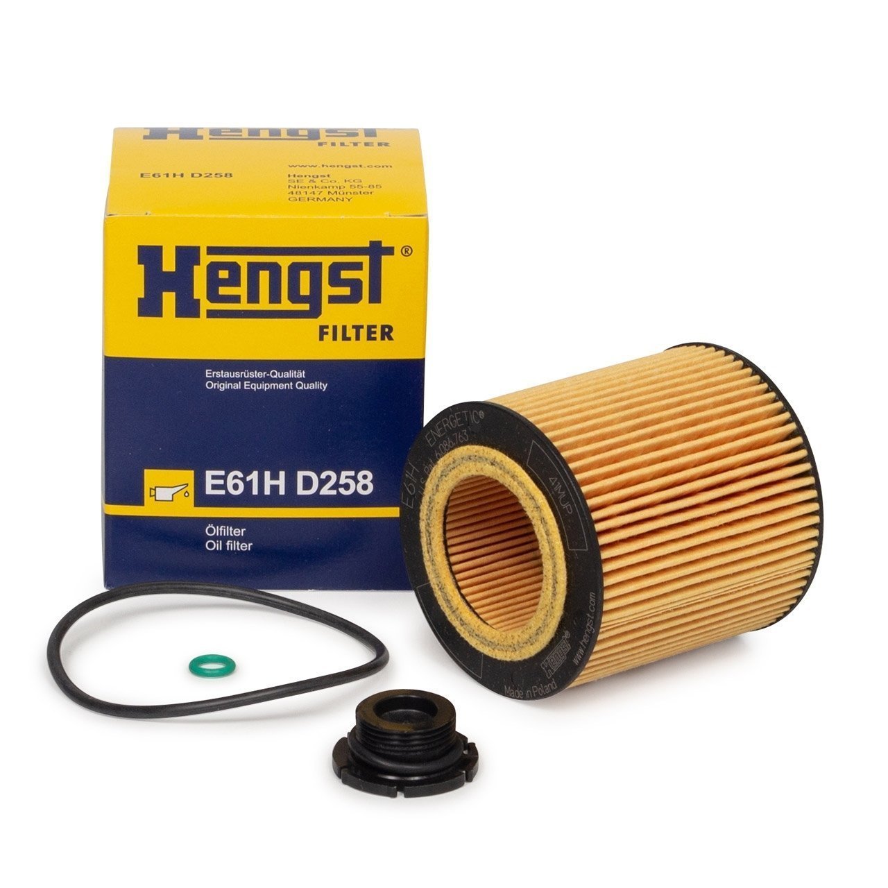 BMW 3 Serisi F30 Kasa 320i Yağ Filtresi 184 Beygir 2.0 Motor 2012-2019 HENGST