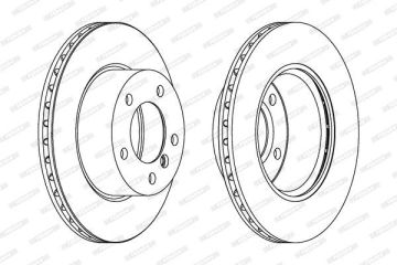 BMW 1 Seri F20 Kasa Ön Fren Diski 116d 284 mm Çap FERODO
