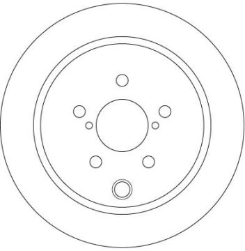 Subaru XV Arka Fren Diski 1.6 114 Beygir 274 mm Çap 2012-2017 TRW