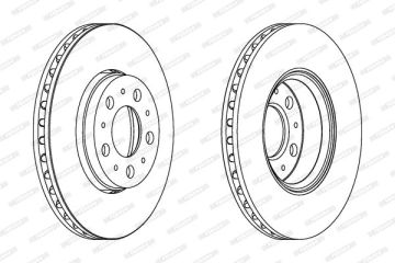Volvo S80 Ön Fren Diski 2.0 Turbo 286 mm Çap 1998-2006 FERODO