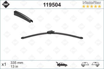 Volkswagen Polo 4 Arka Silecek 33.5 cm 2002-2009 SWF