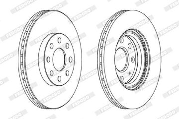 Opel Corsa D Ön Fren Diski 1.4 257 mm Çap 2006-2014 FERODO