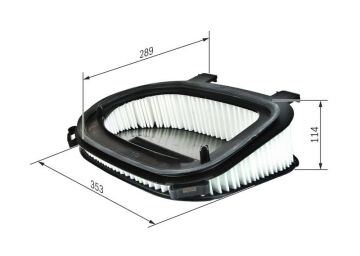 BMW E71 X6 30d xDrive Hava Filtresi 245 Beygir 2008-2014 BOSCH