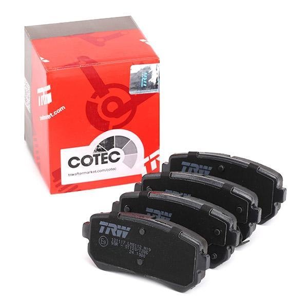 Hyundai i20 Arka Disk Fren Balatası 2009-2014 TRW