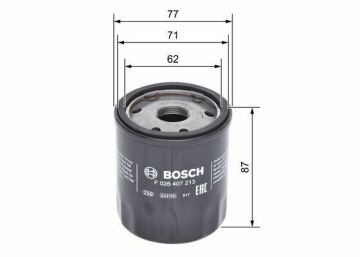 Opel Corsa E Yağ Filtresi 1.0 115 Beygir 2015-2019 BOSCH