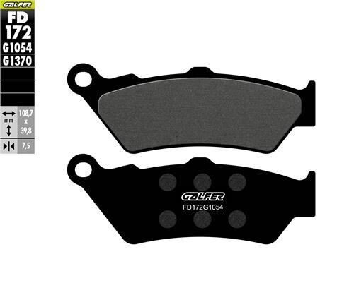 BMW R 1200 GS LC Arka Fren Balatası 2013-2018 GALFER YARI METAL