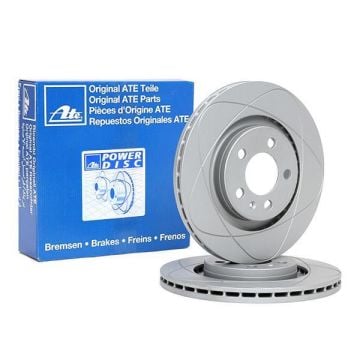 Volkswagen Golf 4 Performanslı Ön Fren Diski 1.9 TDI 90 Beygir 280 mm Çap Çizgili Disk 1997-2004 ATE POWER DISC
