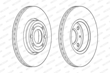 Renault Clio 4 Ön Fren Diski 1.5 dci 75 Beygir 258 mm Çap 2012-2019 FERODO