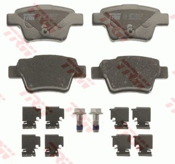 Peugeot 207 Arka Fren Balatası 1.6 HDi 90 Beygir 2006-2012 TRW