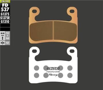 BMW S 1000 RR Ön Fren Balatası Çift Pimli 2019-2020 GALFER SİNTER METAL SERAMİK SPORT RACING