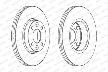 Nissan Micra Ön Fren Diski 1.4 Benzinli 260 mm Çap 2003-2010 FERODO