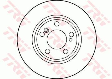 Mercedes C Serisi W203 Kasa C220 CDI Arka Fren Diski 278 mm Çap Standart Paket İçin 2001-2006 TRW