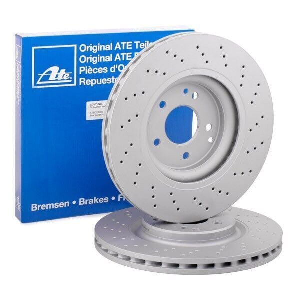 Mercedes C Serisi W203 Kasa C220 CDI Ön Fren Diski Delikli 330 mm Çap AMG Spor Paket İçin 2001-2006 ATE ORIGINAL