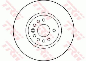 Opel Vectra B Ön Fren Diski 2.0 16V 288 mm Çap 5 Bijon 1996-2002 TRW