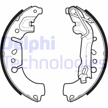 Fiat Egea Sedan/Hatchback/Station Arka Kampana Fren Balatası 1.4 T-Jet Benzinli 120 Beygir 2015-2020 DELPHI