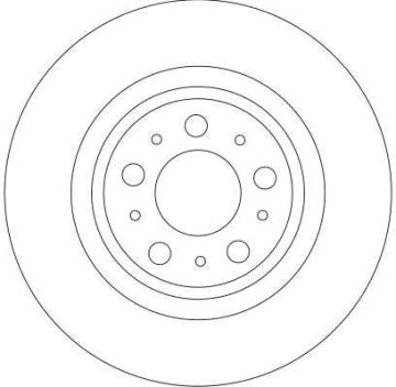 Volvo XC90 Arka Fren Diski 308 mm Çap 2003-2014 TRW