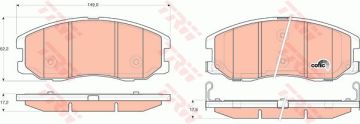 Chevrolet Captiva Ön Fren Balatası 2007-2013 TRW