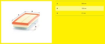 Citroen C5 Aircross Hava Filtresi 1.2 Hybrid 136 Beygir 2018-2025 MANN