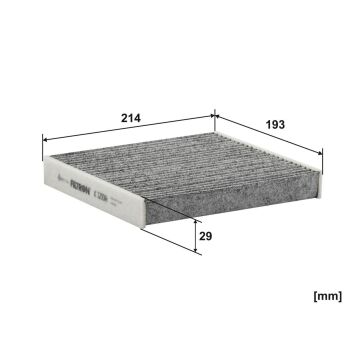 Toyota Auris E18 Karbonlu Polen Filtresi 1.6 Benzinli 2013-2018 FILTRON