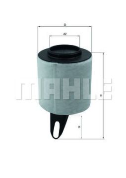 BMW 3 Serisi E90 316i Hava Filtresi 2006-2012 KNECHT / MAHLE