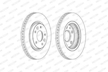 Nissan Qashqai J11 Ön Fren Diski 296 mm Çap 2014-2021 FERODO