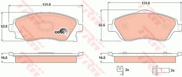Opel Corsa C 1.4 Benzinli Ön Fren Balatası 2001-2006 TRW