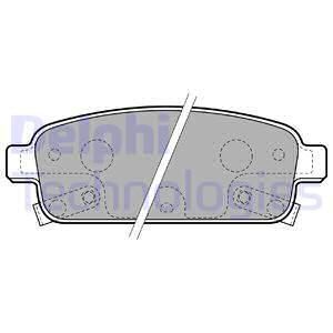 Opel Astra J Arka Fren Balatası 1.6 CDTI 110 Beygir 2010-2015 DELPHI