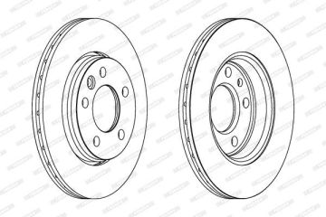 Volkswagen Transporter T5 Arka Fren Diski 294 mm Çap 2004-2014 FERODO