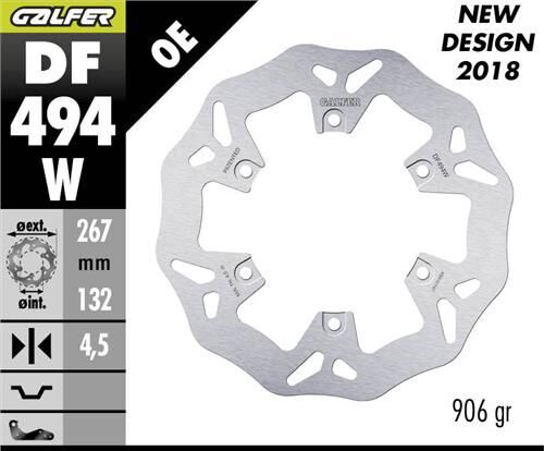 Yamaha T-Max 500 Arka Fren Diski 267 mm 2004-2007 GALFER DALGALI SABİT DİSK