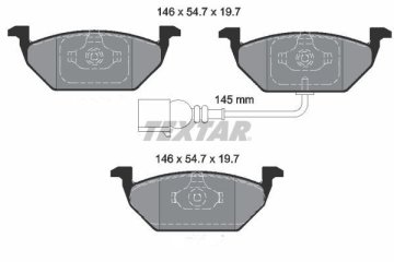 Skoda Octavia Ön Fren Balatası 1.6 / 1.9 TDI 1996-2004 TEXTAR