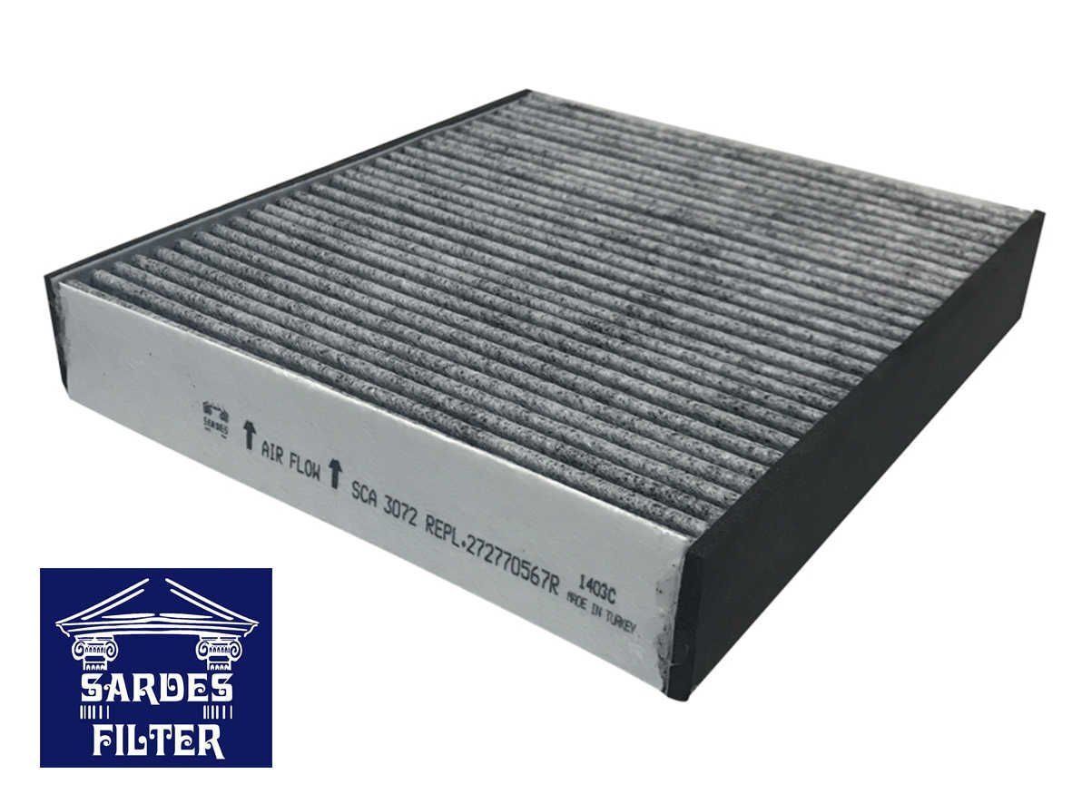 Renault Austral Polen Filtresi Karbonlu 1.3 TCe Hybrid 158 Beygir 2022 Sonrası SARDES