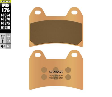 KTM 890 Adventure Ön Fren Balatası 2021 Sonrası GALFER SİNTER METAL RACING