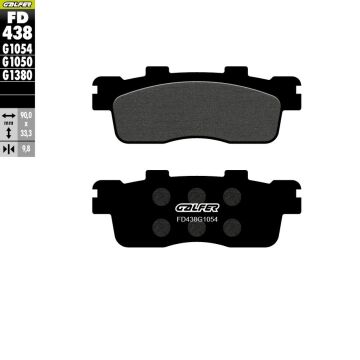 Kymco Downtown 300İ Arka Fren Balatası 2011 2016 Arası GALFER YARI METAL