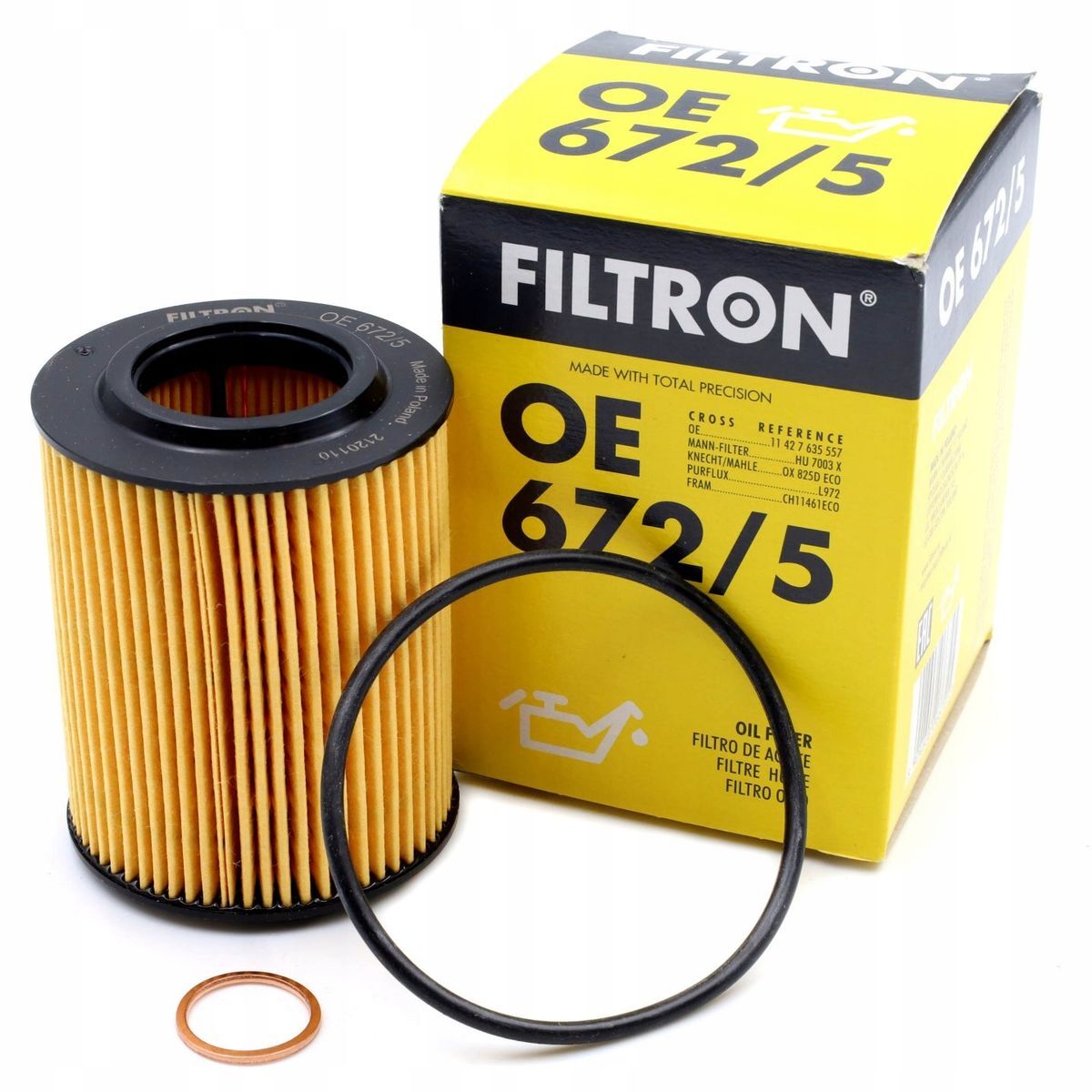 BMW 1 Serisi F20 Kasa 118i Yağ Filtresi 170 Beygir 2012-2019 FILTRON