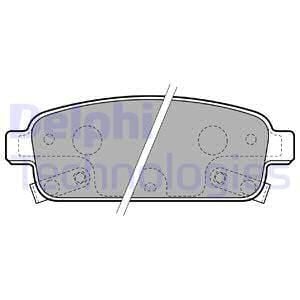 Opel Astra J Arka Fren Balatası 1.6 Turbo 2010-2015 DELPHI