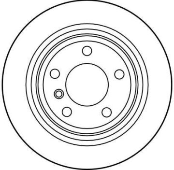 BMW E39 520i Arka Fren Diski 150 Beygir Düz Tip 298 mm Çap 1996-2000 TRW