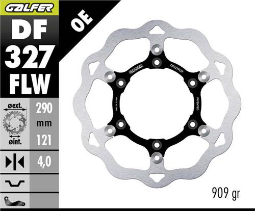 Suzuki DR 650 Ön Fren Diski 290 mm 1996 Sonrası GALFER DALGALI HAREKETLİ ÇELİK DİSK
