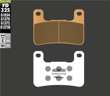 Kawasaki Versys 1100 Se Ön Fren Balatası 2025 Sonrası GALFER SİNTER METAL SERAMİK SPORT RACİNG