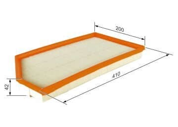 Mercedes C Serisi W205 Kasa C200 D Hava Filtresi 1.6 160 Beygir 2014-2021 BOSCH