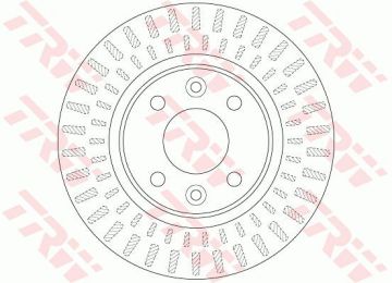 Renault Clio 4 Ön Fren Diski 0.9 TCe 90 Beygir 258 mm Çap 2012-2019 TRW